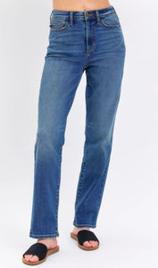 Judy Blue- Charlie Denim High Waisted Straight Leg