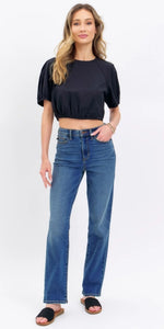 Judy Blue- Charlie Denim High Waisted Straight Leg