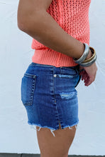 Load image into Gallery viewer, Blakeley River Rawhem Denim Shorts