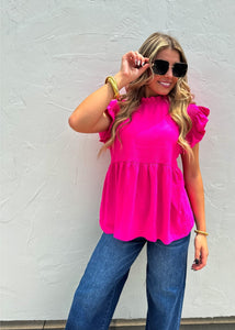 Isabella Ruffle Top