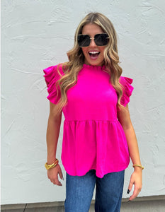 Isabella Ruffle Top