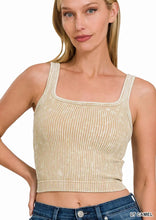 Load image into Gallery viewer, Seamless Washed Tank Top- Spring Mix