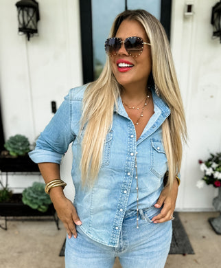 Dolly Denim Top