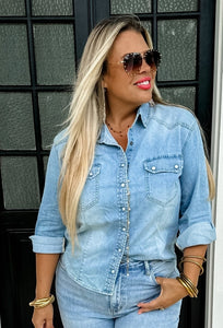 Dolly Denim Top