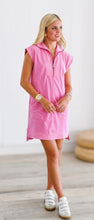 Load image into Gallery viewer, Bev Sweatshirt Dress- Pink