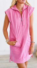 Load image into Gallery viewer, Bev Sweatshirt Dress- Pink