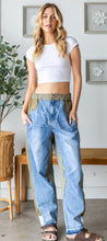 Load image into Gallery viewer, Oli &amp; Hali Washed Love Me More Quilted Jeans