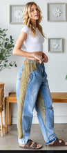 Load image into Gallery viewer, Oli &amp; Hali Washed Love Me More Quilted Jeans