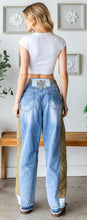 Load image into Gallery viewer, Oli &amp; Hali Washed Love Me More Quilted Jeans