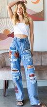 Load image into Gallery viewer, Oli &amp; Hali Patchwork Straight Leg Jeans