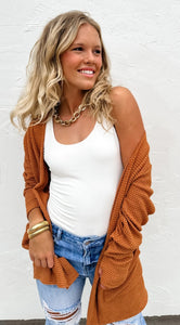 Lola Cardigan- Toasted Almond