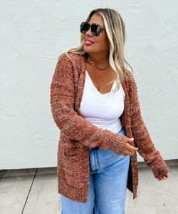 Miley Dot Cardigan- Fall Colors