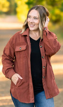 Load image into Gallery viewer, Jordan Fleece Shacket- Chestnut