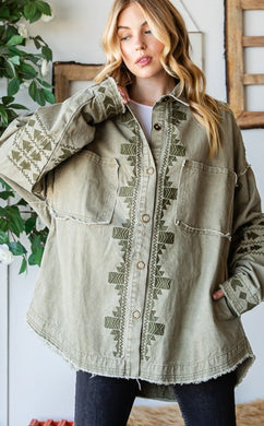 Oli & Hali Willow Embroidered Jacket