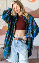 Load image into Gallery viewer, Oli &amp; Hali Dusk Plaid Shacket