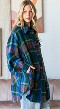 Load image into Gallery viewer, Oli &amp; Hali Dusk Plaid Shacket