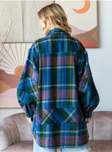 Load image into Gallery viewer, Oli &amp; Hali Dusk Plaid Shacket