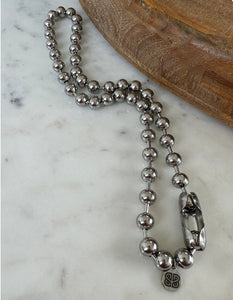 Ball & Chain Necklace- Gold or Silver