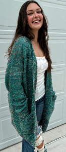 Miley Dot Cardigan- Fall Colors