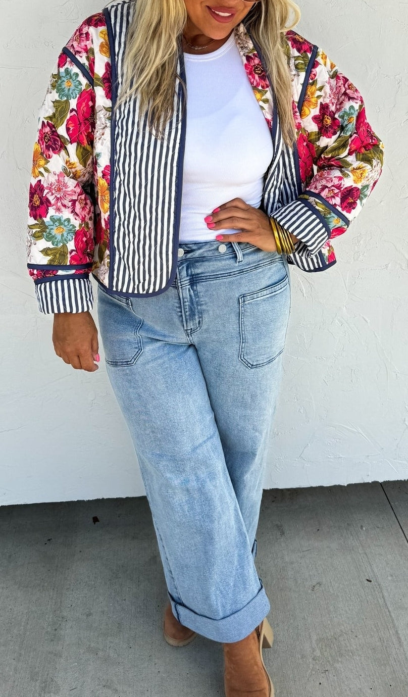 Mae Floral Quilted Jacket