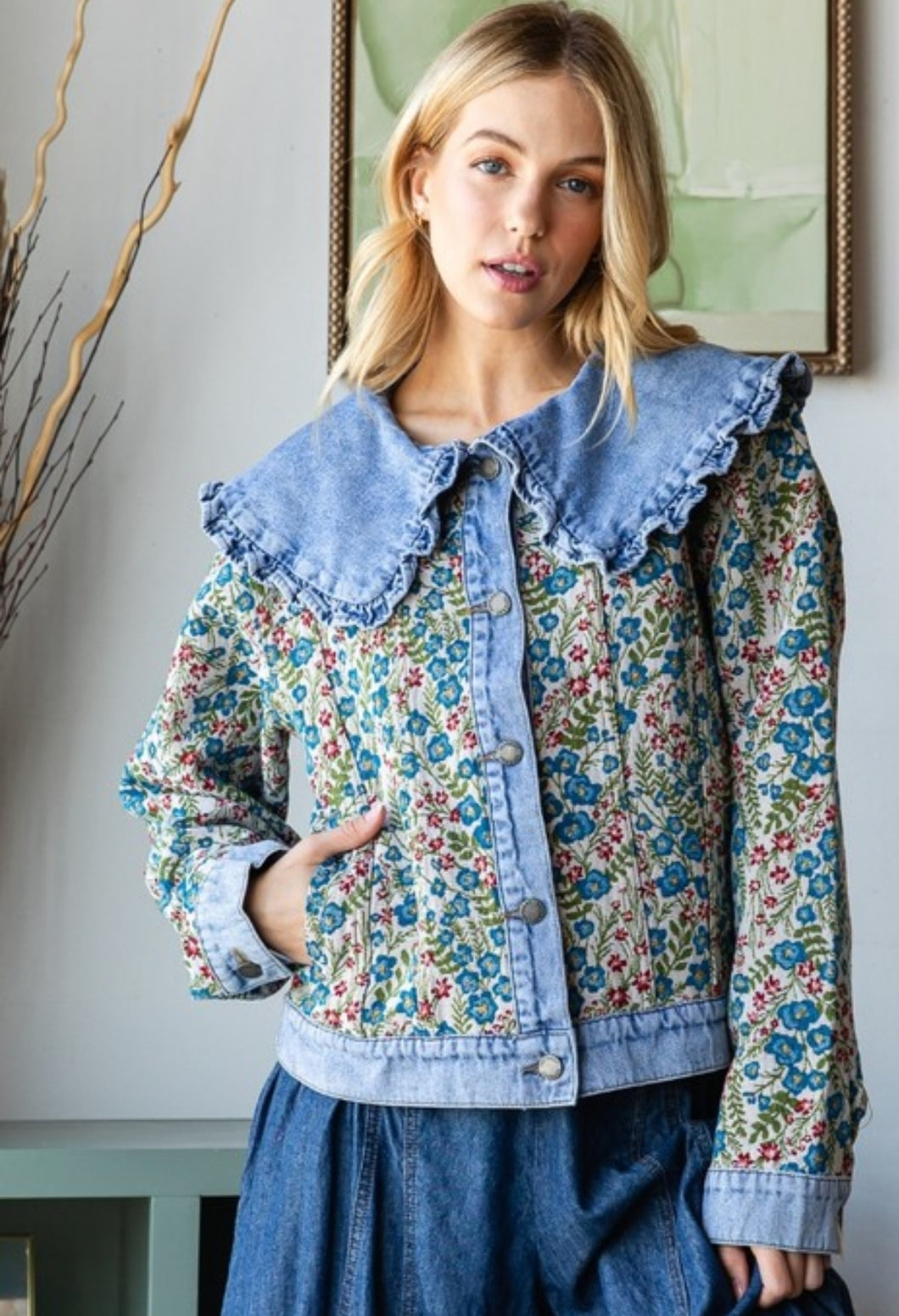 Virginia Vintage Jacquard Jacket