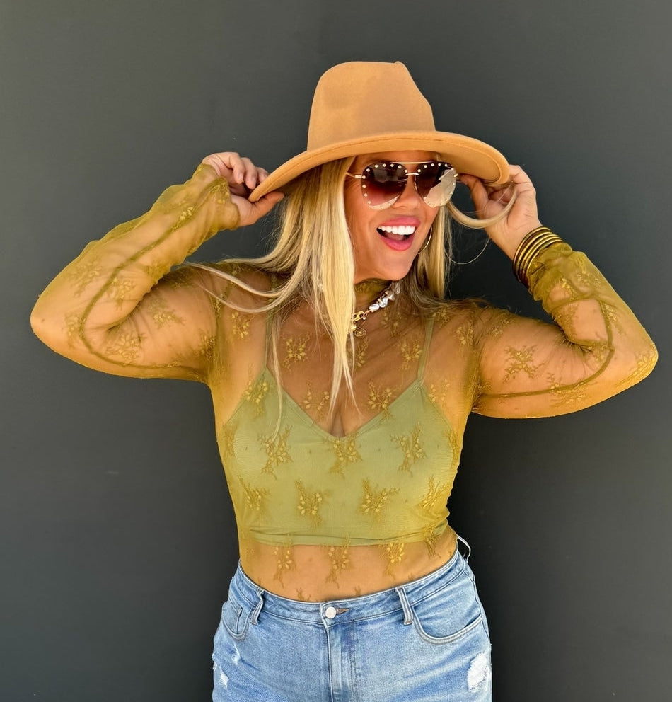 Roxy Sheer Top- Multi Color Options