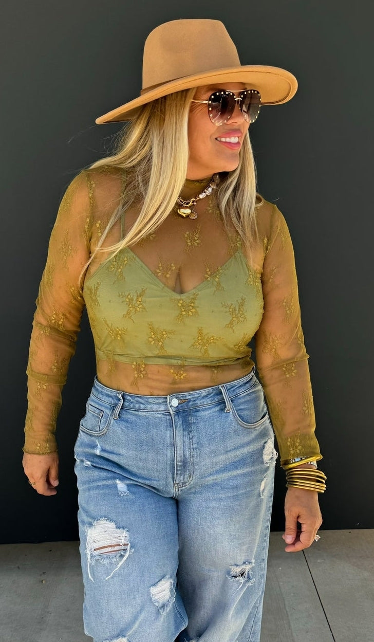 Roxy Sheer Top- Multi Color Options
