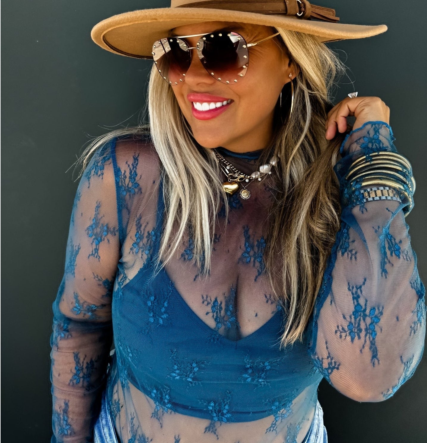 Roxy Sheer Top- Multi Color Options