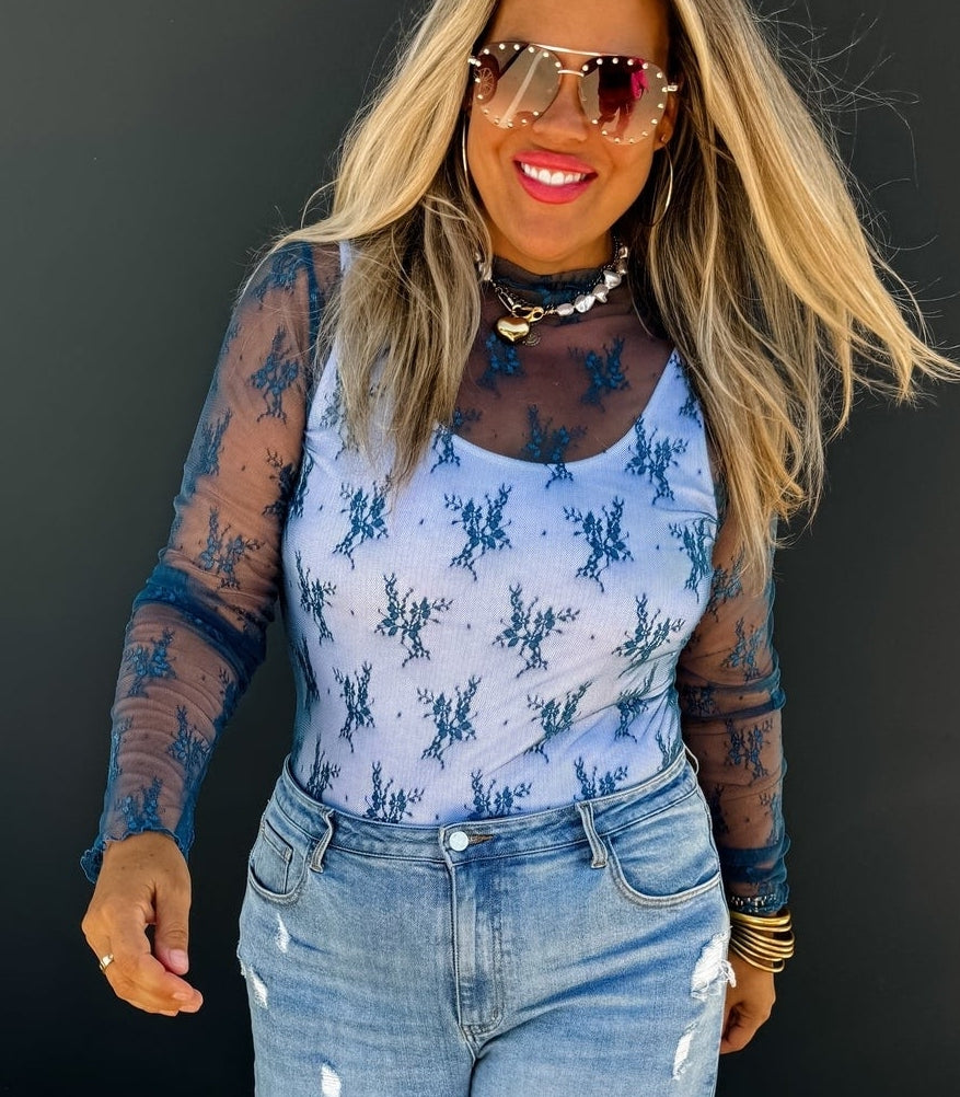 Roxy Sheer Top- Multi Color Options