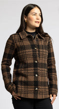 Load image into Gallery viewer, Leah Coat- Brown Plaid