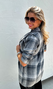 Pull It Together Plaid Blazer