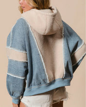 Load image into Gallery viewer, Juno Denim &amp; Sherpa Jacket