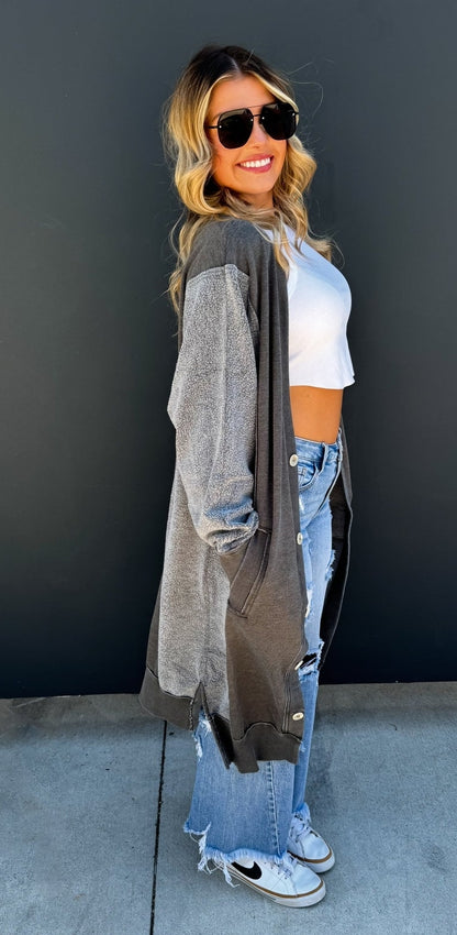 Desi Sweatshirt Cardigan