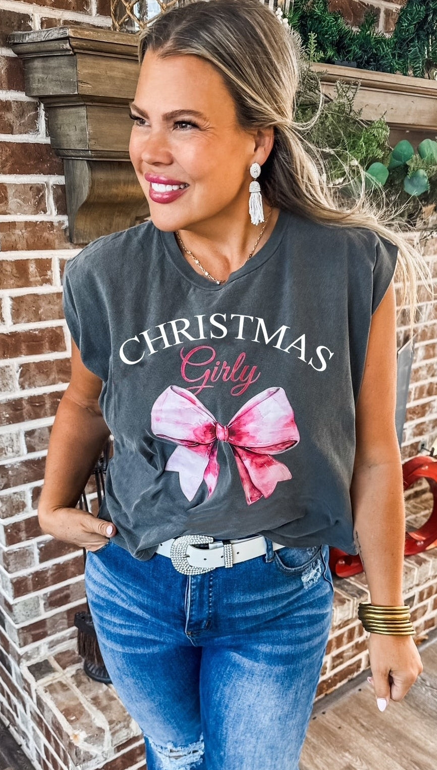 Christmas Girly Graphic Tee