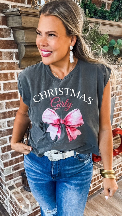 Christmas Girly Graphic Tee