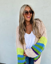 Load image into Gallery viewer, Charlotte Cardigan-Lime Crush