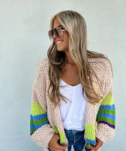 Load image into Gallery viewer, Charlotte Cardigan-Lime Crush