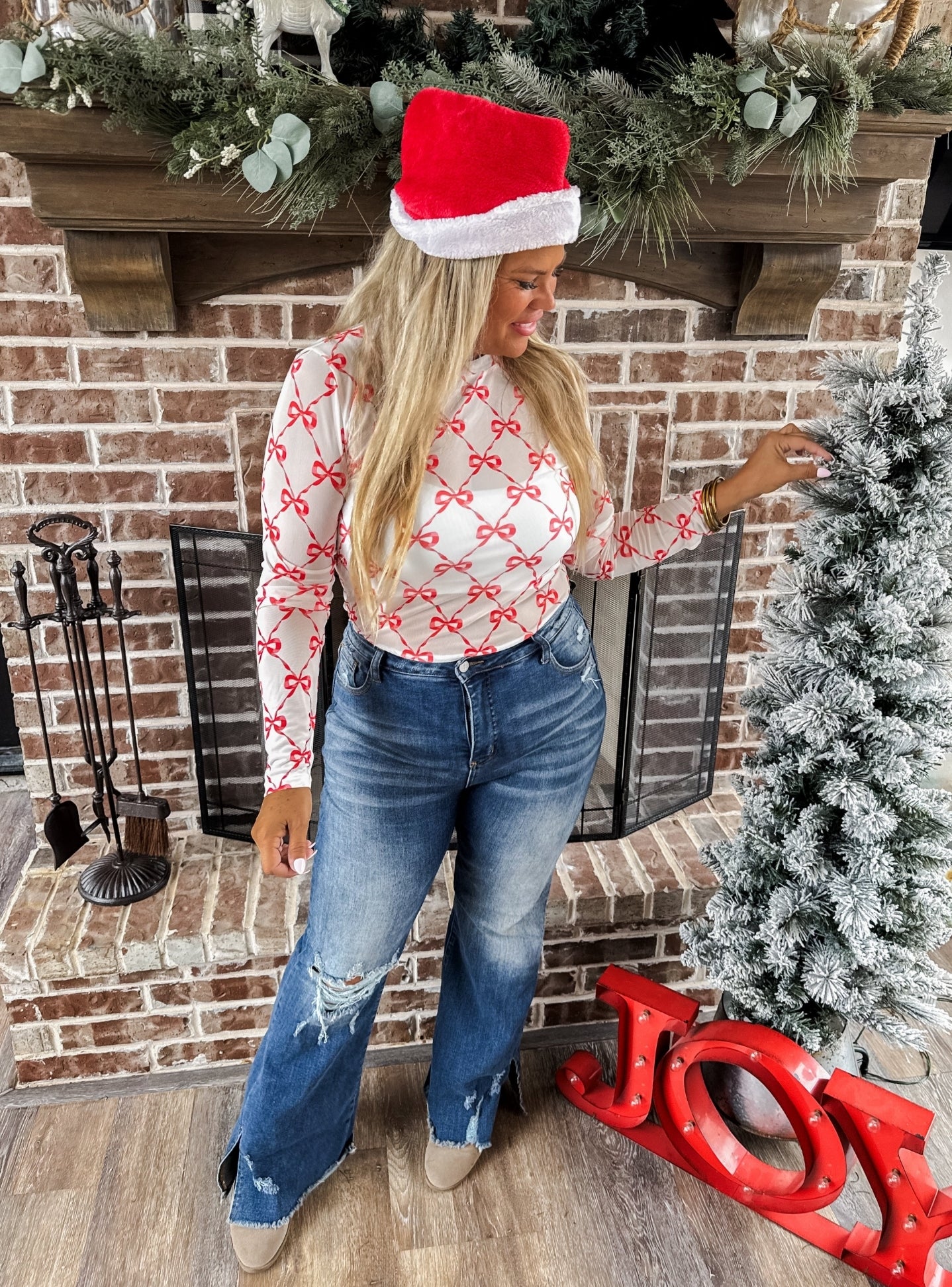 Holiday Mesh Tops- Assorted