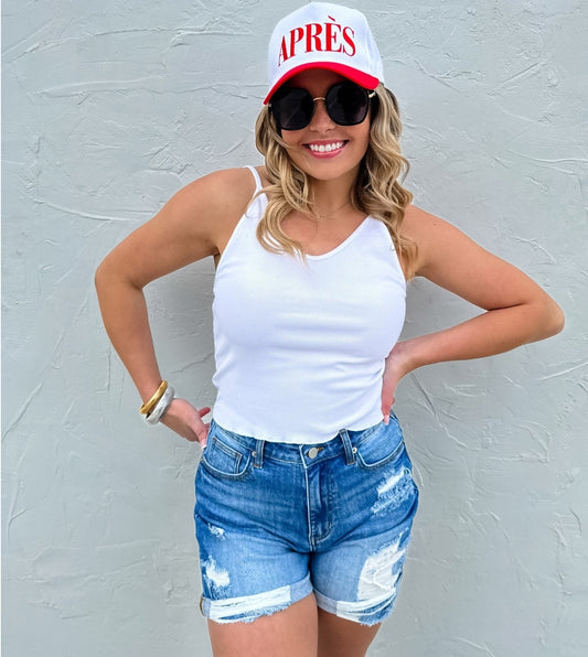 Hannah Tank- White