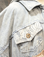 Load image into Gallery viewer, Oli &amp; Hali Emma Jean Ruffled Denim Top