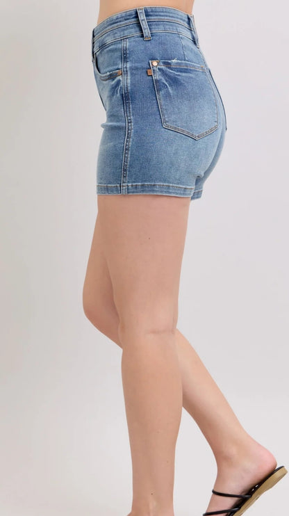 Judy Blue Wild Card Denim Shorts