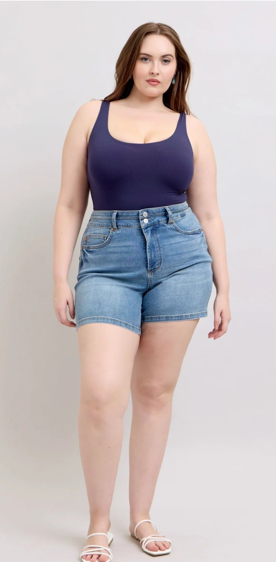 Judy Blue Wild Card Denim Shorts