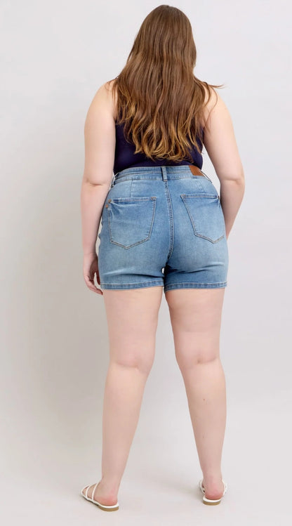 Judy Blue Wild Card Denim Shorts