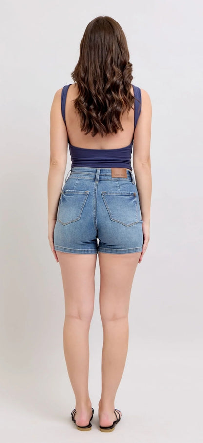 Judy Blue Wild Card Denim Shorts