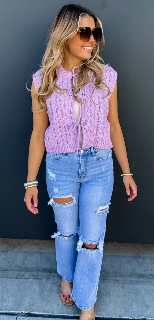 Blakeley Ashland Distressed Staight Leg Denim