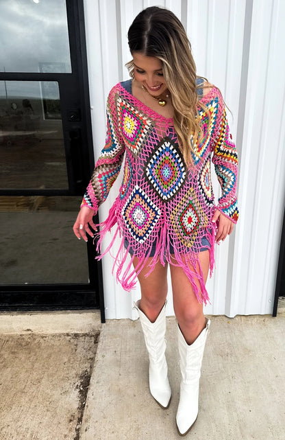 Free Spirit Boho Knit Top