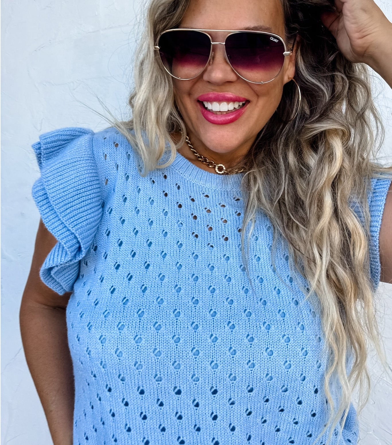 Casey Ruffle Sleeve Top