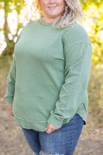 Load image into Gallery viewer, IN STOCK Vintage Wash Pullover - Sage FINAL SALE