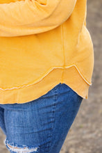 Load image into Gallery viewer, IN STOCK Vintage Wash Pullover - Mustard FINAL SALE