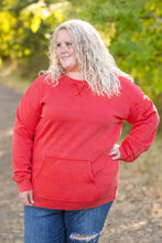 Load image into Gallery viewer, IN STOCK Vintage Wash Pocket Pullover - Red